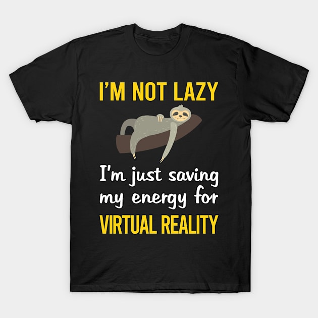 Funny Lazy Virtual Reality VR T-Shirt by Hanh Tay